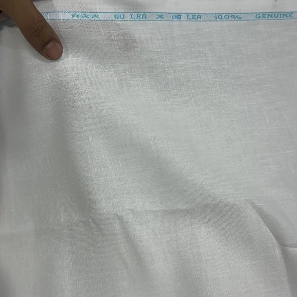 100% Original Linen 60 Lee White