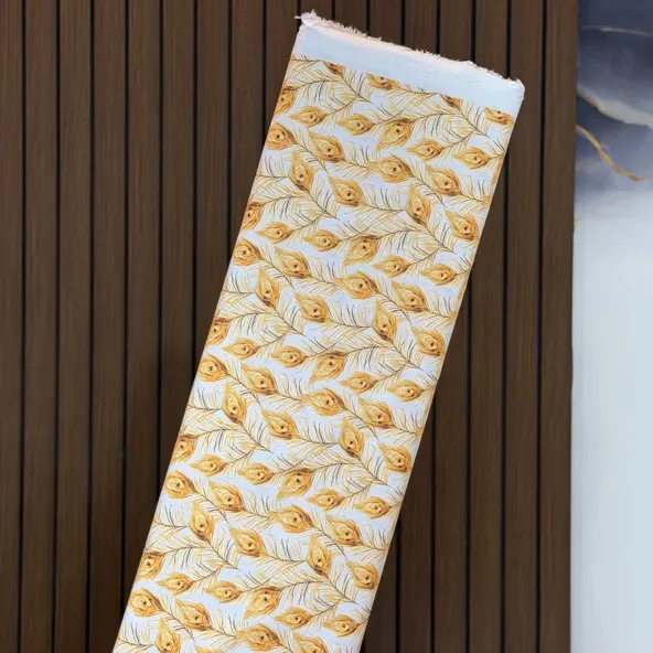 White More Pankhi Print