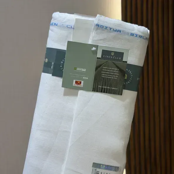 Adhitya birla special white 100% Linen