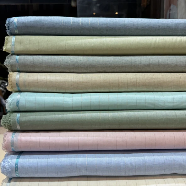 Linen Gold Zari